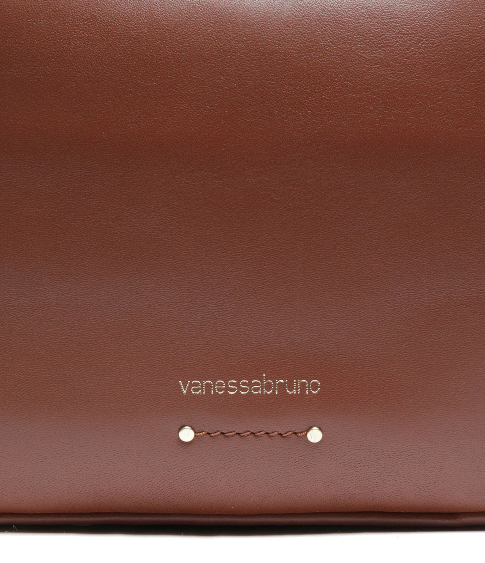 VANESSA BRUNO Sac Holly Cuir Lisse Cognac 6 VANESSA BRUNO Sac Holly Cuir Lisse Cognac – Image 4