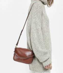 VANESSA BRUNO Sac Holly Cuir Lisse Cognac 12 VANESSA BRUNO Sac Holly Cuir Lisse Cognac -jerome dreyfuss shop unnamed file 1006