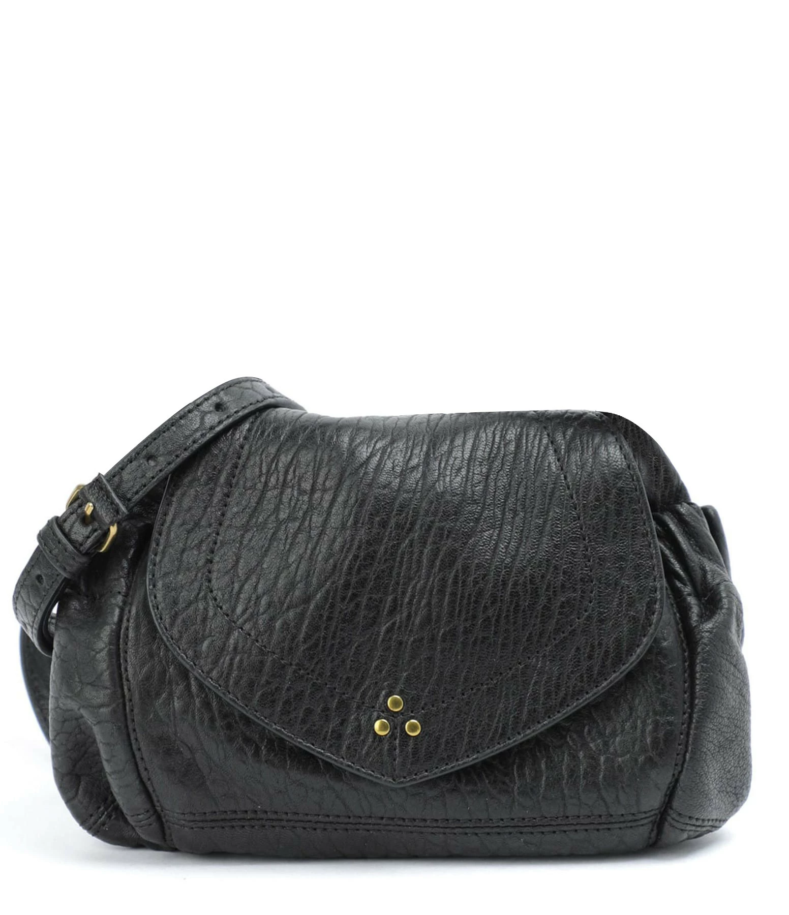 JEROME DREYFUSS Sac Helmut M Cuir Bubble Noir 3 JEROME DREYFUSS Sac Helmut M Cuir Bubble Noir