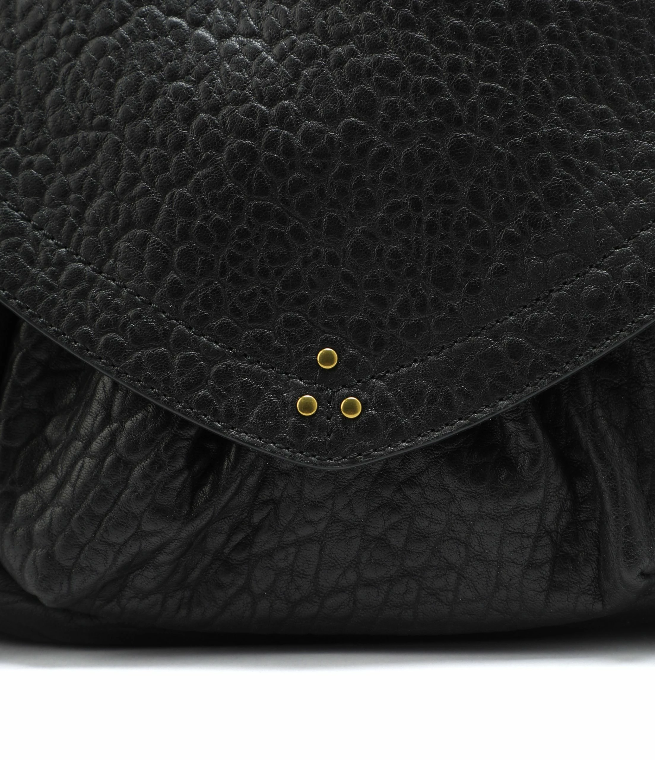 JEROME DREYFUSS Sac Helmut M Cuir Bubble Noir 5 JEROME DREYFUSS Sac Helmut M Cuir Bubble Noir – Image 3