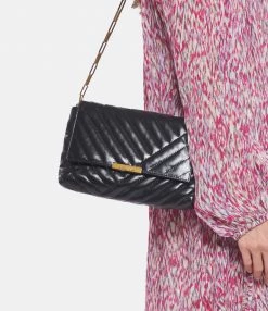 ISABEL MARANT Sac Merine Bandoulière Cuir Noir -jerome dreyfuss shop unnamed file 1049