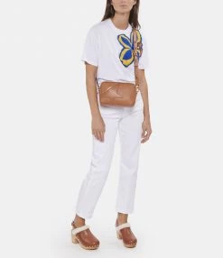 GOLDEN GOOSE Pochette Star Cuir Caramel -jerome dreyfuss shop unnamed file 1068