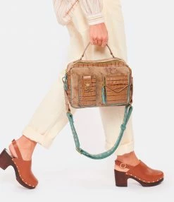 CLARIS VIROT Sac César Cuir Tabac -jerome dreyfuss shop unnamed file 1073