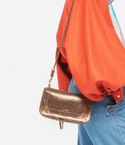 JEROME DREYFUSS Sac Bobi Cuir Lamé Bronze 12 JEROME DREYFUSS Sac Bobi Cuir Lamé Bronze -jerome dreyfuss shop unnamed file 1079