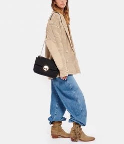 VANESSA BRUNO Sac Moon MM Lin Noir -jerome dreyfuss shop unnamed file 1086