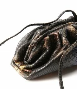 SISTA PARIS Sac Baby Uniq Cuir Souple Python Butterfly Blue -jerome dreyfuss shop unnamed file 1094