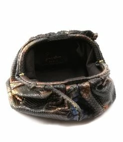 SISTA PARIS Sac Baby Uniq Cuir Souple Python Butterfly Blue -jerome dreyfuss shop unnamed file 1095