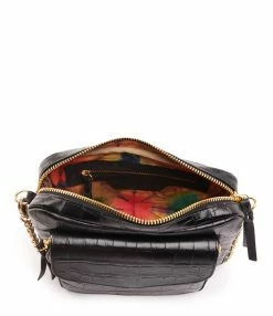 Sac Charly Cuir Embossé Croco Noir, Collaboration Lulli X Claris Virot -jerome dreyfuss shop unnamed file 1100