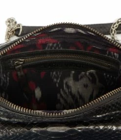 CLARIS VIROT Sac Big Charly Python Clous Noir -jerome dreyfuss shop unnamed file 1112