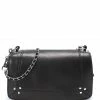 JEROME DREYFUSS Sac Bobi Cuir Noir Silver