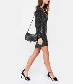 JEROME DREYFUSS Sac Bobi Cuir Noir Silver -jerome dreyfuss shop unnamed file 1141