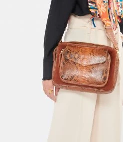 CLARIS VIROT Sac Jumbo Charly Bandoulière Python Moka 12 CLARIS VIROT Sac Jumbo Charly Bandoulière Python Moka -jerome dreyfuss shop unnamed file 1160