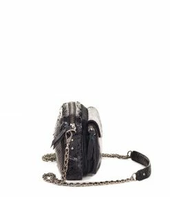 CLARIS VIROT Sac Charly Python Noir Suédé 9 CLARIS VIROT Sac Charly Python Noir Suédé -jerome dreyfuss shop unnamed file 1163