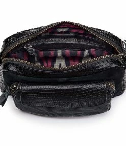 CLARIS VIROT Sac Charly Python Noir Suédé 11 CLARIS VIROT Sac Charly Python Noir Suédé -jerome dreyfuss shop unnamed file 1165