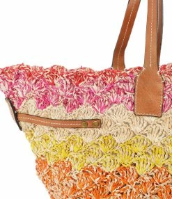 ISABEL MARANT Panier Coiba Raphia Multicolore -jerome dreyfuss shop unnamed file 118