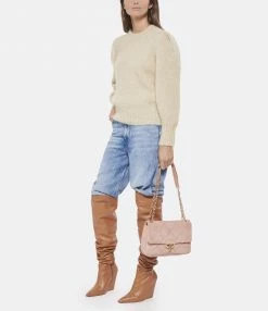 VANESSA BRUNO Sac Moon MM Cuir Veau Vieux Rose 13 VANESSA BRUNO Sac Moon MM Cuir Veau Vieux Rose -jerome dreyfuss shop unnamed file 1196