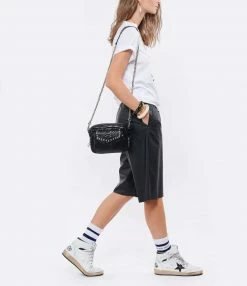 CLARIS VIROT Sac Charly Python Clous Noir -jerome dreyfuss shop unnamed file 1213