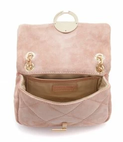 VANESSA BRUNO Sac Nano Moon Cuir Veau Vieux Rose -jerome dreyfuss shop unnamed file 1216
