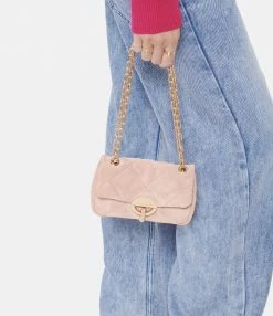 VANESSA BRUNO Sac Nano Moon Cuir Veau Vieux Rose -jerome dreyfuss shop unnamed file 1218