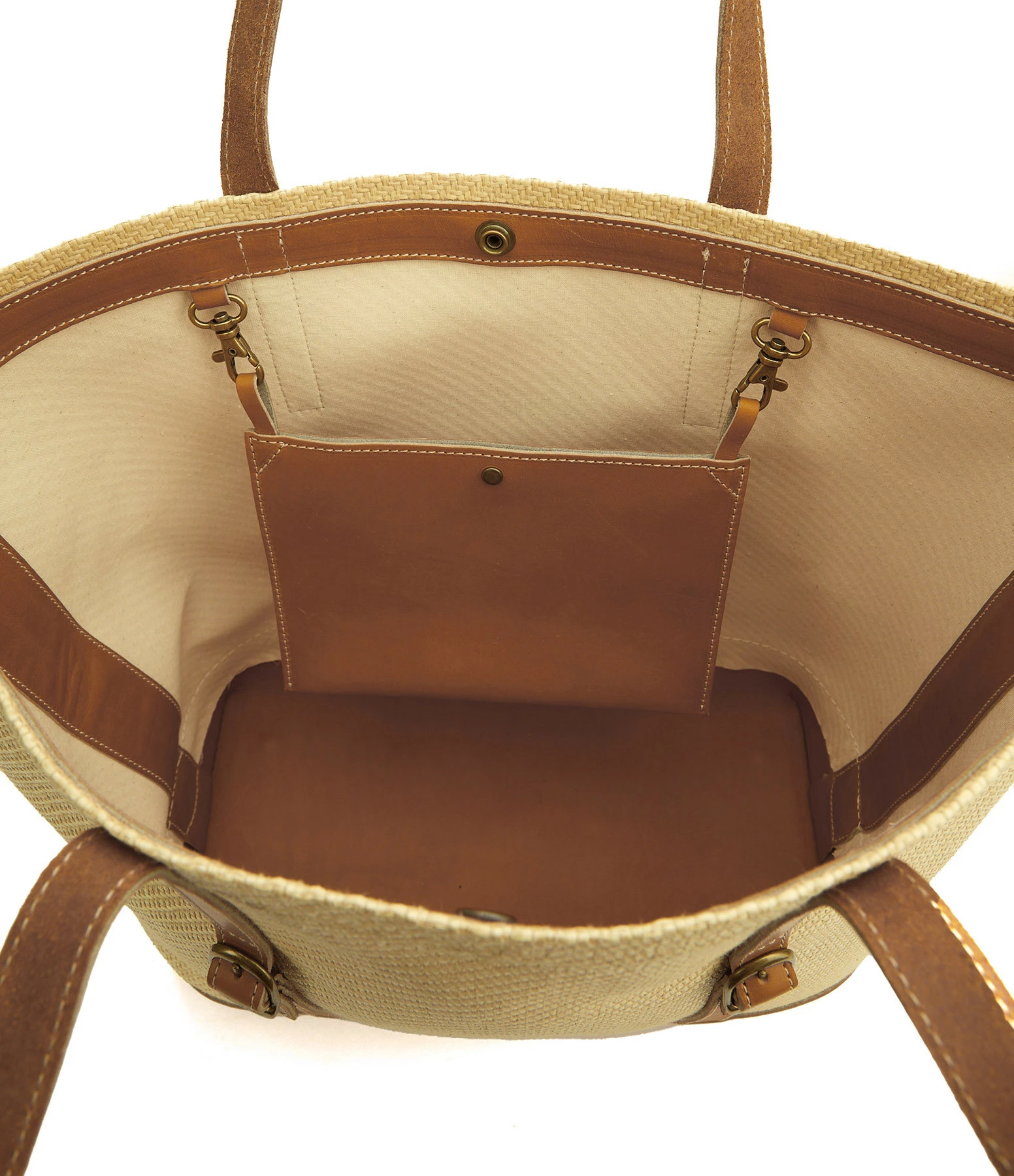 K.JACQUES Cabas Camarat Raphia Pul Naturel 5 K.JACQUES Cabas Camarat Raphia Pul Naturel – Image 3