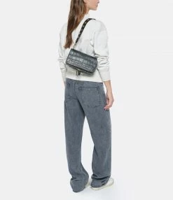 JEROME DREYFUSS Bandoulière Mini Festival Vachette Noir Brass -jerome dreyfuss shop unnamed file 1245