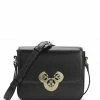 ISABEL MARANT Sac Mini Elda Bandoulière Cuir Noir Doré