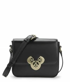 ISABEL MARANT Sac Mini Elda Bandoulière Cuir Noir Doré