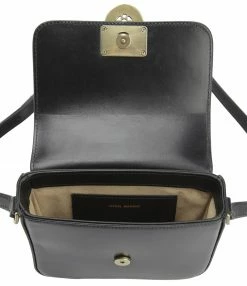 ISABEL MARANT Sac Mini Elda Bandoulière Cuir Noir Doré 10 ISABEL MARANT Sac Mini Elda Bandoulière Cuir Noir Doré -jerome dreyfuss shop unnamed file 1268