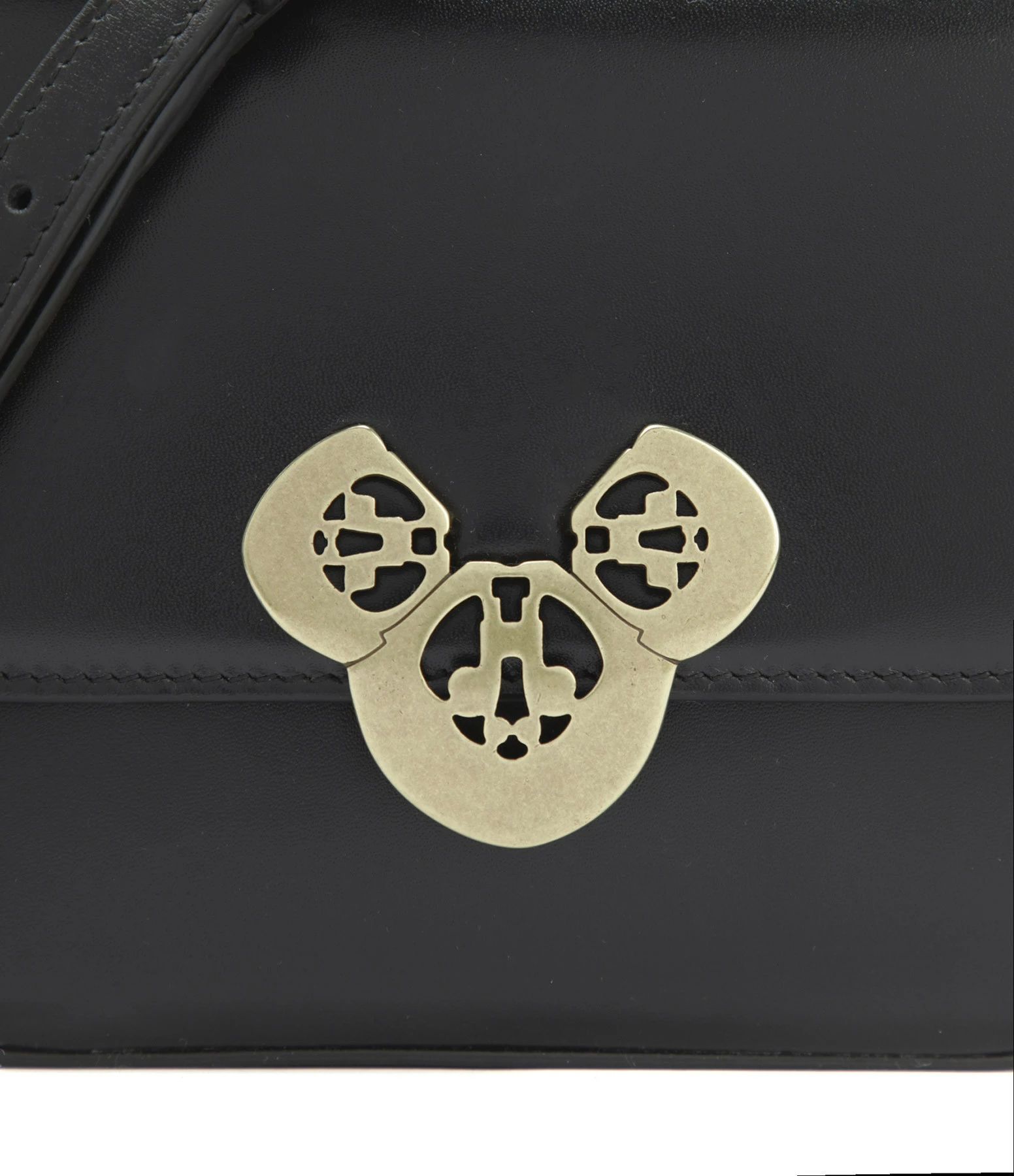 ISABEL MARANT Sac Mini Elda Bandoulière Cuir Noir Doré 6 ISABEL MARANT Sac Mini Elda Bandoulière Cuir Noir Doré – Image 4