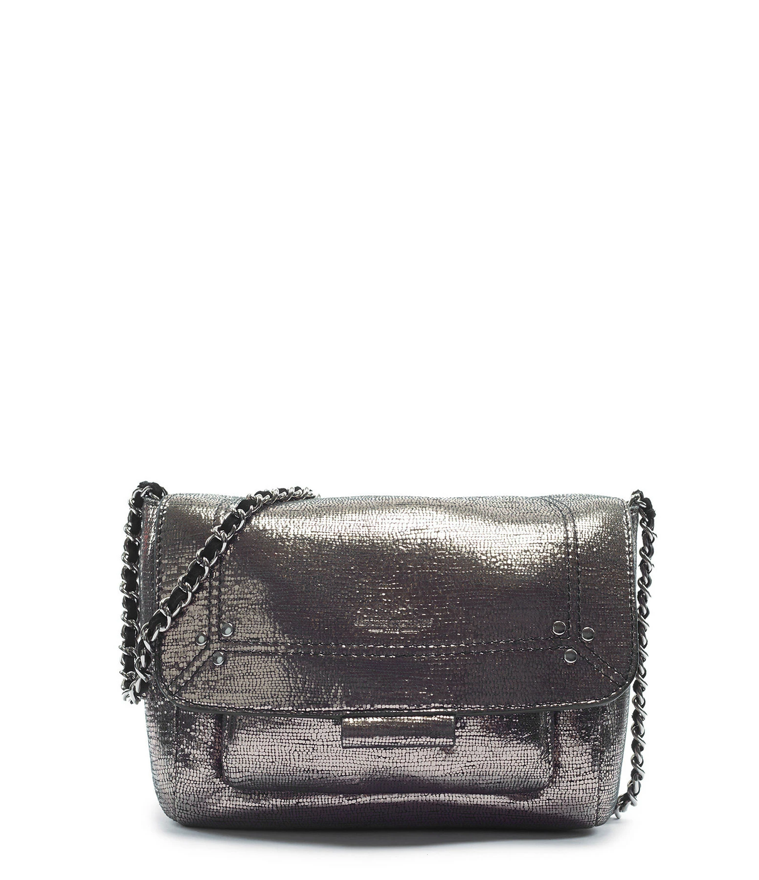 JEROME DREYFUSS Sac Lulu S Cuir Lamé Champa 3 JEROME DREYFUSS Sac Lulu S Cuir Lamé Champa