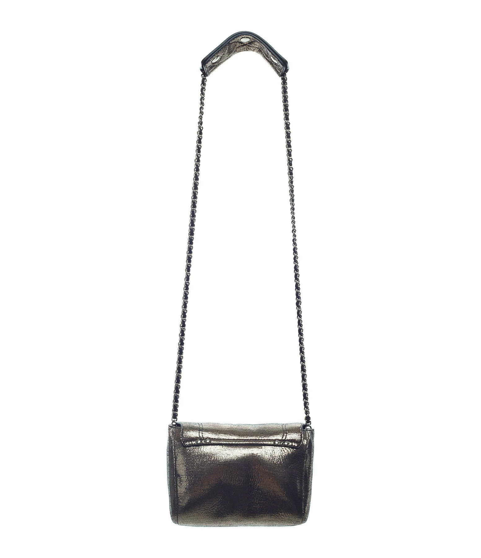 JEROME DREYFUSS Sac Lulu S Cuir Lamé Champa 5 JEROME DREYFUSS Sac Lulu S Cuir Lamé Champa – Image 3