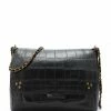 JEROME DREYFUSS Sac Lulu L Cuir Croco Noir