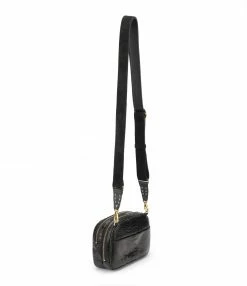 CLARIS VIROT Sac Clara Python Noir -jerome dreyfuss shop unnamed file 1294