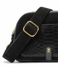 CLARIS VIROT Sac Clara Python Noir -jerome dreyfuss shop unnamed file 1295