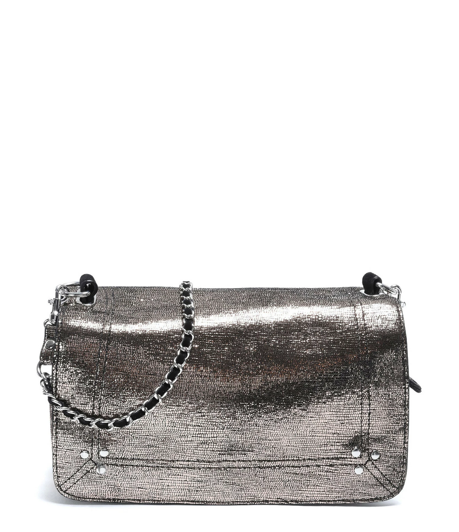 JEROME DREYFUSS Sac Bobi Cuir Lamé Champa 3 JEROME DREYFUSS Sac Bobi Cuir Lamé Champa