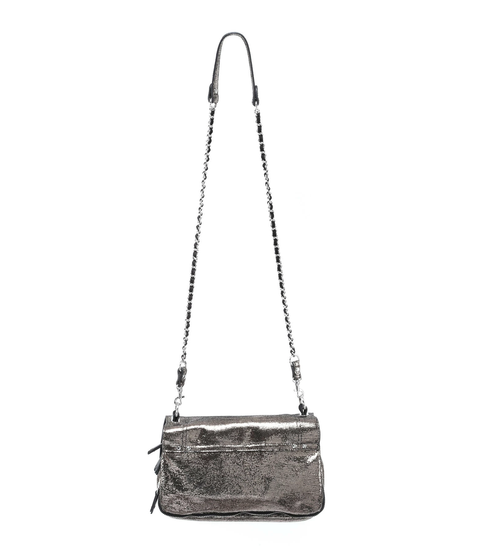 JEROME DREYFUSS Sac Bobi Cuir Lamé Champa 5 JEROME DREYFUSS Sac Bobi Cuir Lamé Champa – Image 3