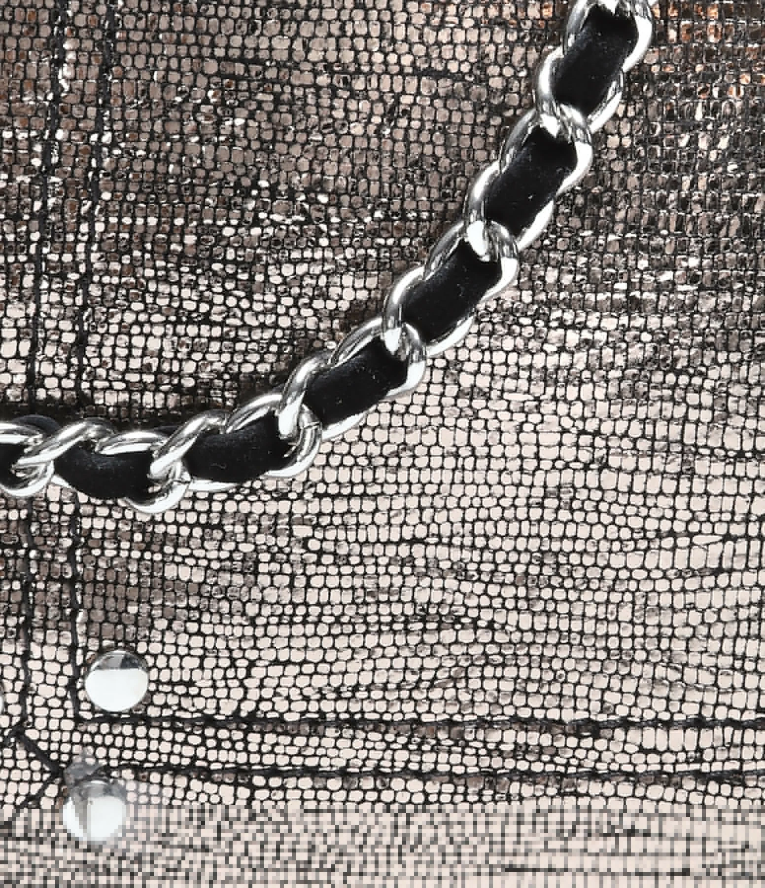 JEROME DREYFUSS Sac Bobi Cuir Lamé Champa 7 JEROME DREYFUSS Sac Bobi Cuir Lamé Champa – Image 5