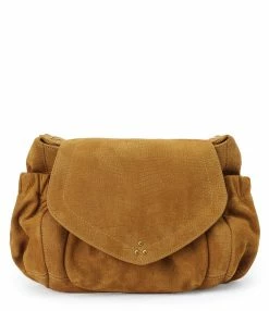 JEROME DREYFUSS Sac Helmut M Cuir Suédé Croco Lion