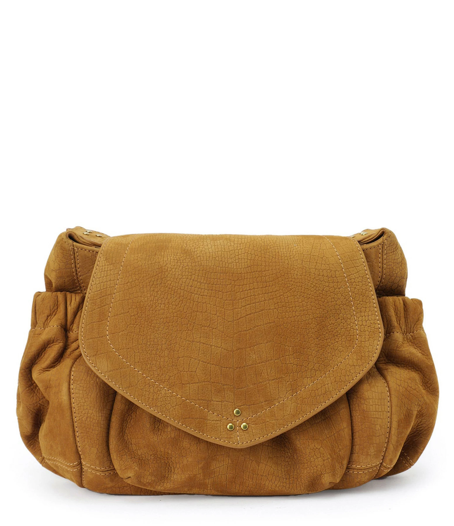 JEROME DREYFUSS Sac Helmut M Cuir Suédé Croco Lion 3 JEROME DREYFUSS Sac Helmut M Cuir Suédé Croco Lion