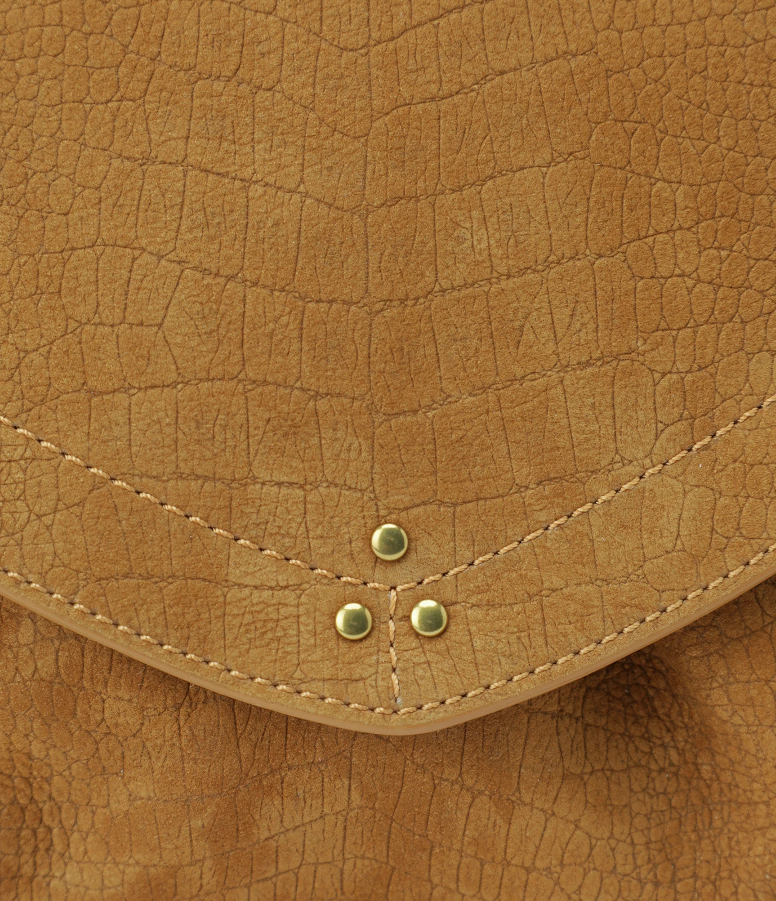 JEROME DREYFUSS Sac Helmut M Cuir Suédé Croco Lion 6 JEROME DREYFUSS Sac Helmut M Cuir Suédé Croco Lion – Image 4