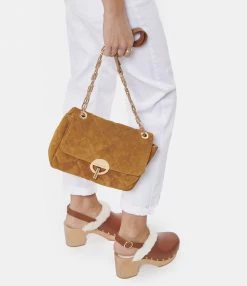 VANESSA BRUNO Sac Moon MM Cuir Suédé Noisette 12 VANESSA BRUNO Sac Moon MM Cuir Suédé Noisette -jerome dreyfuss shop unnamed file 1321