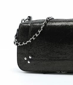 JEROME DREYFUSS Sac Bobi Cuir Lamé Noir 11 JEROME DREYFUSS Sac Bobi Cuir Lamé Noir -jerome dreyfuss shop unnamed file 1326