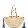 ISABEL MARANT Panier Coiba Raphia Cognac Naturel