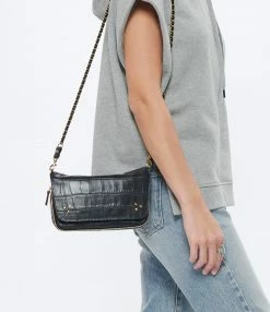 JEROME DREYFUSS Sac Bobi S Cuir Croco Noir -jerome dreyfuss shop unnamed file 1333