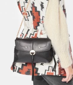 VANESSA BRUNO Sac Clutch Cuir Agneau Noir 13 VANESSA BRUNO Sac Clutch Cuir Agneau Noir -jerome dreyfuss shop unnamed file 1340