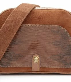 CLARIS VIROT Sac Clara Python Lézard Moka -jerome dreyfuss shop unnamed file 1376