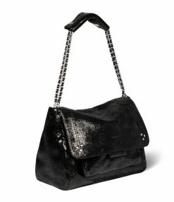 JEROME DREYFUSS Sac Lulu S Cuir Lamé Noir -jerome dreyfuss shop unnamed file 1431