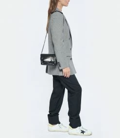 JEROME DREYFUSS Sac Lulu S Cuir Lamé Noir -jerome dreyfuss shop unnamed file 1435