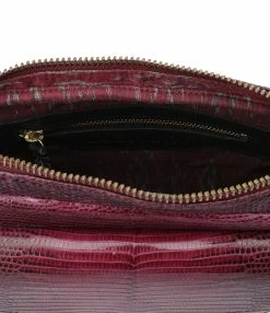 CLARIS VIROT Sac Big Charly Lézard Endek Violet -jerome dreyfuss shop unnamed file 1445