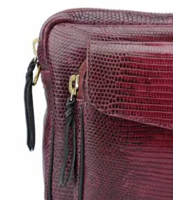 CLARIS VIROT Sac Big Charly Lézard Endek Violet -jerome dreyfuss shop unnamed file 1446